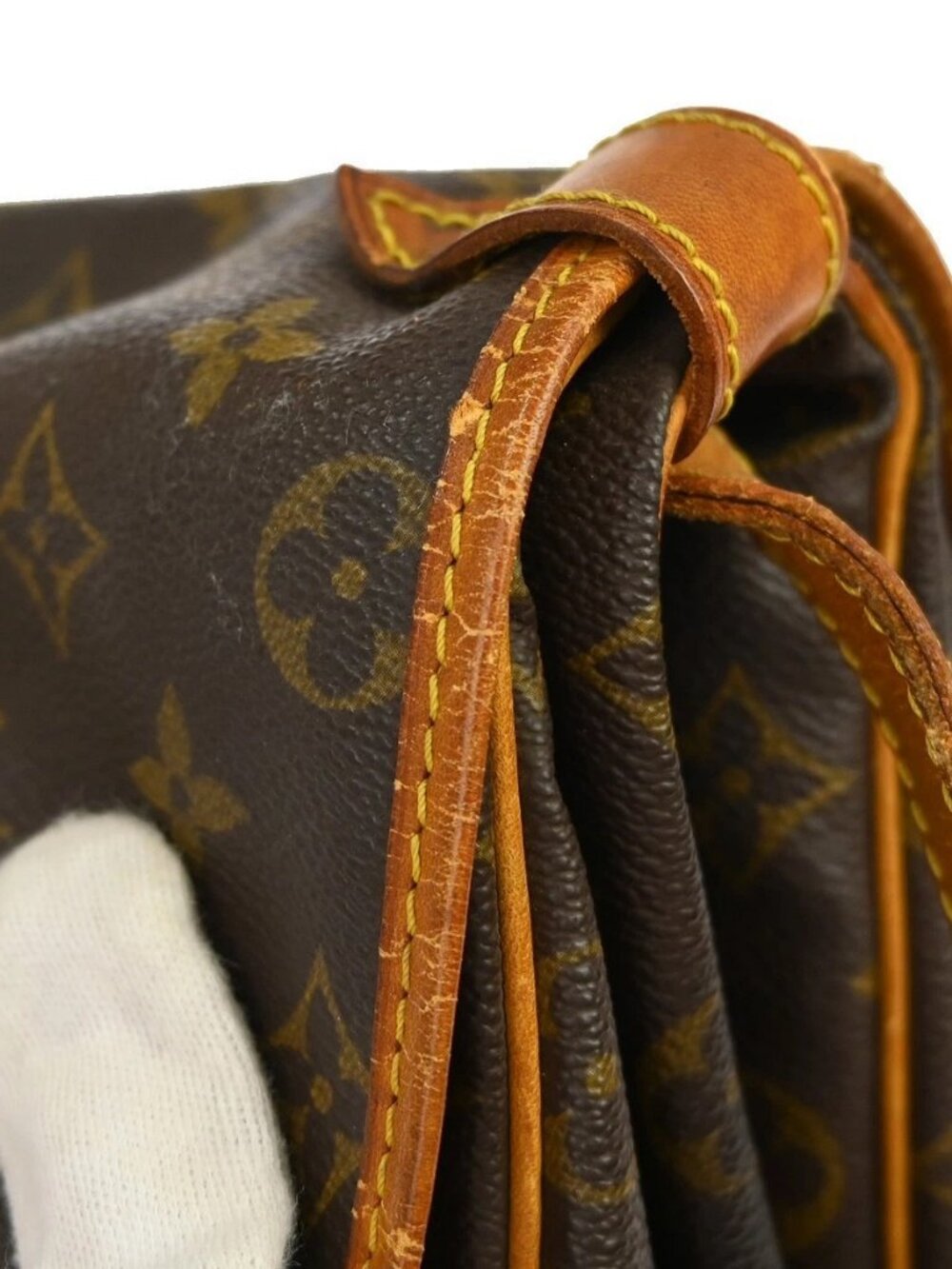 LOUIS VUITTON SAUMUR 35 SHOULDER BAG MONOGRAM - Picture 9 of 16